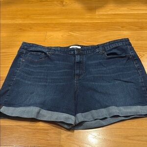 Sonoma women’s plus size Jean shorts size 18W .